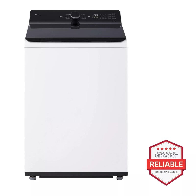 LG 5.5 cu. ft. Mega Capacity Smart Top Load Washer with EasyUnload™ & AI Sensing - Alpine White (WT8400CW)