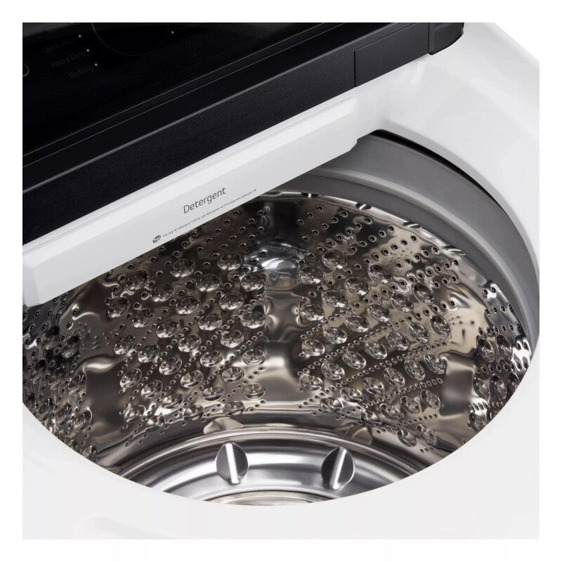 LG 5.5 cu. ft. Mega Capacity Smart Top Load Washer with EasyUnload™ & AI Sensing - Alpine White (WT8400CW)