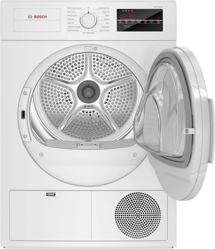 Bosch 300 Series Compact Condensation Dryer - White (WTG86403UC)