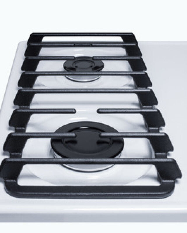 SUMMIT 24" Wide 4-Burner Gas Cooktop - White (WTL033S)