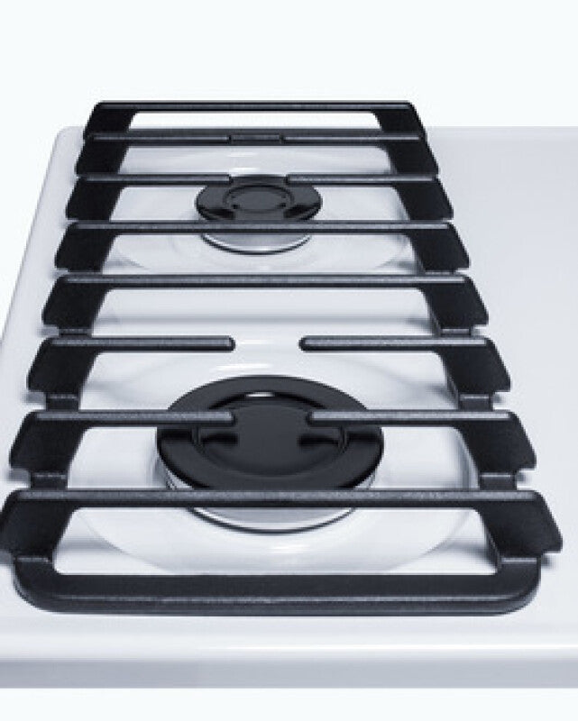 SUMMIT 30" Wide 4-Burner Gas Cooktop - White (WTL053S)