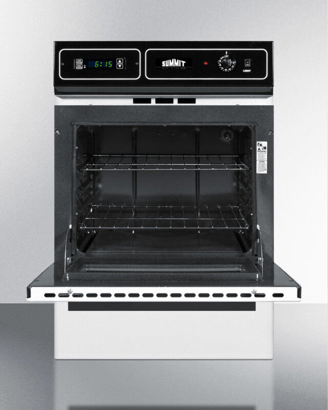 Summit 24" Wide Gas Wall Oven - White (WTM7212KW)