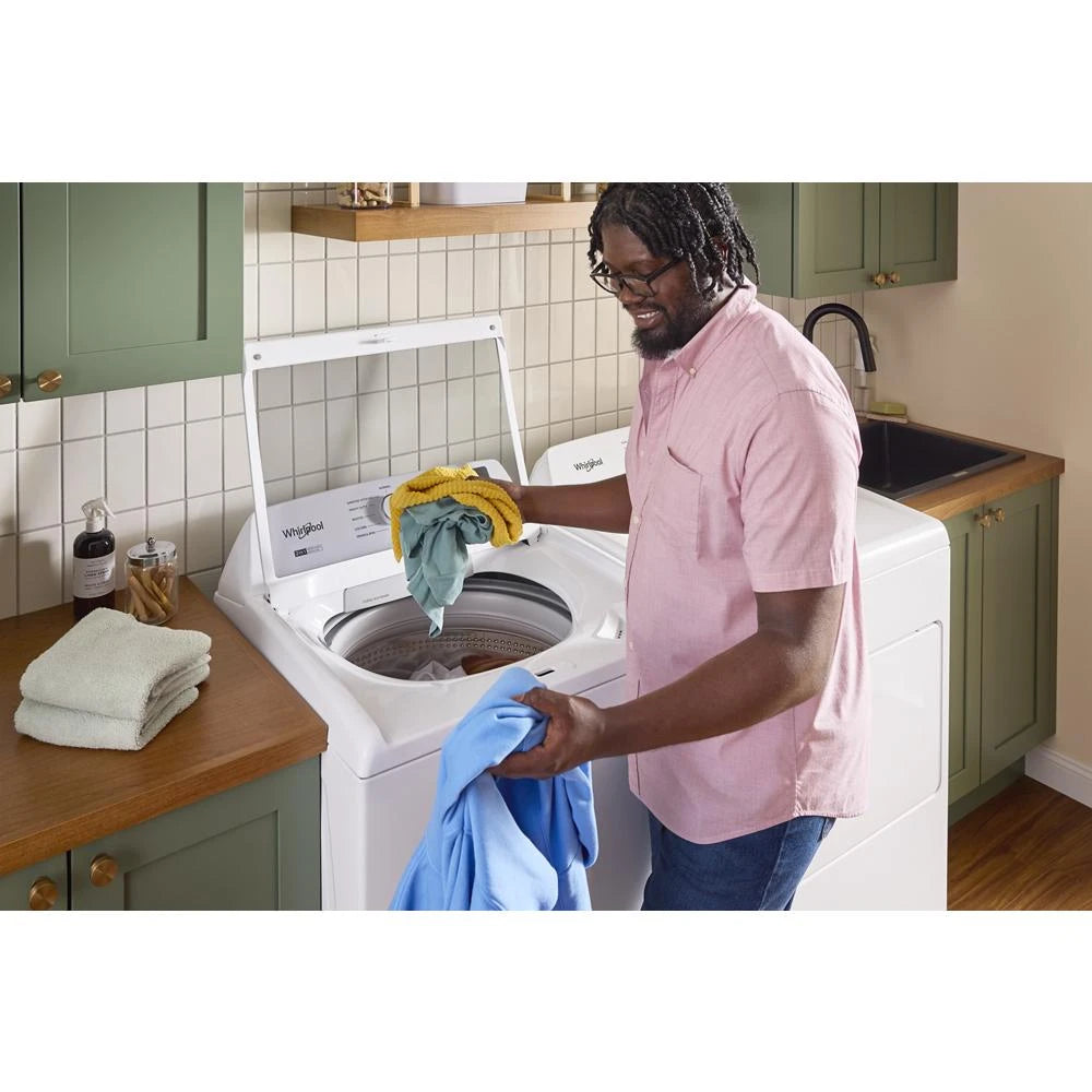 WHIRLPOOL 4.2 - 4.3 Cu. Ft. Whirlpool® Top Load Washer with 2-in-1 Removable Agitator - White (WTW4107SW)