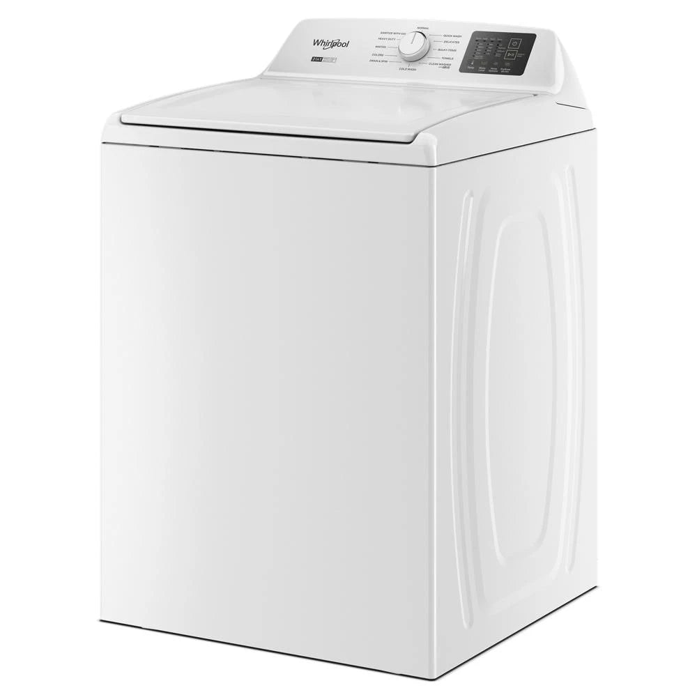 WHIRLPOOL 4.2 - 4.3 Cu. Ft. Whirlpool® Top Load Washer with 2-in-1 Removable Agitator - White (WTW4107SW)
