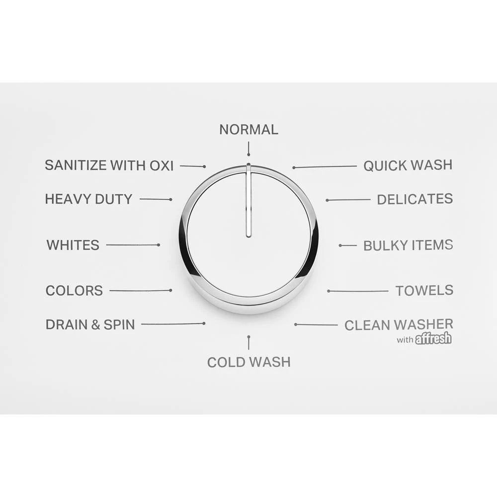 WHIRLPOOL 4.2 - 4.3 Cu. Ft. Whirlpool® Top Load Washer with 2-in-1 Removable Agitator - White (WTW4107SW)