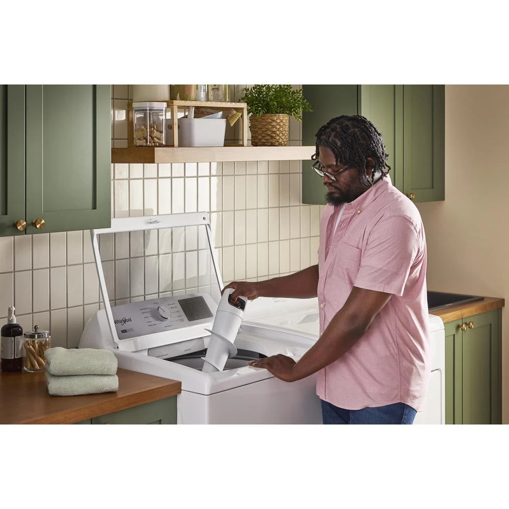 WHIRLPOOL 4.2 - 4.3 Cu. Ft. Whirlpool® Top Load Washer with 2-in-1 Removable Agitator - White (WTW4107SW)