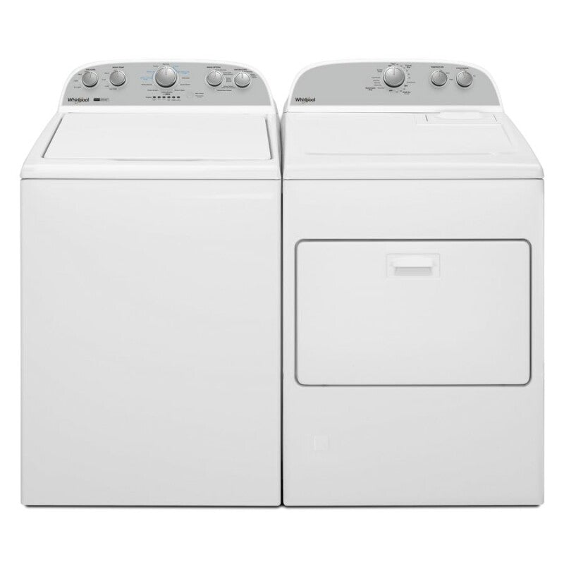 Whirlpool 3.8?3.9 Cu. Ft. Whirlpool® Top Load Washer with Removable Agitator - White (WTW4957PW)