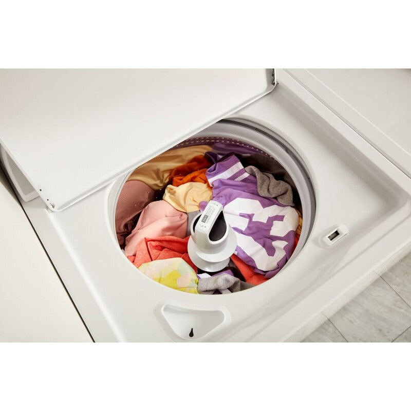 Whirlpool 3.8?3.9 Cu. Ft. Whirlpool® Top Load Washer with Removable Agitator - White (WTW4957PW)