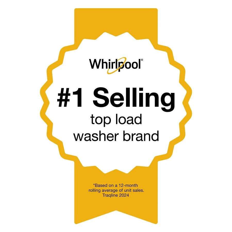 Whirlpool 4.5 Cu. Ft. Top Load Agitator Washer with Built-In Faucet - White (WTW5015LW)