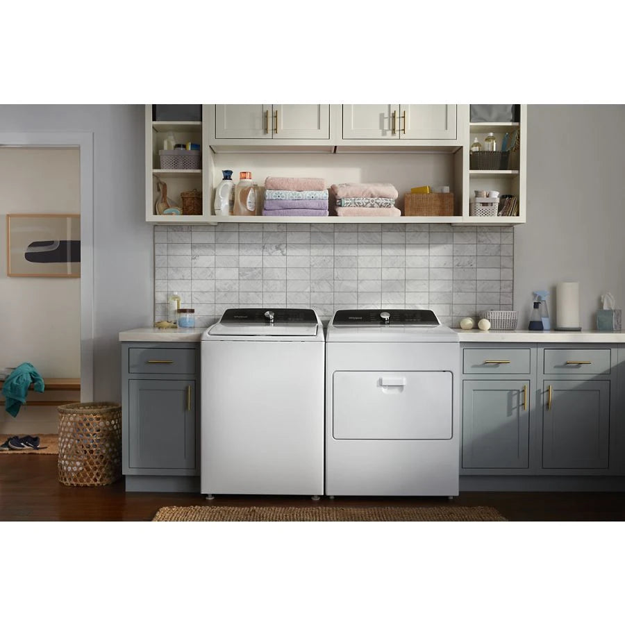 Whirlpool 4.5 Cu. Ft. Top Load Agitator Washer with Built-In Faucet - White (WTW5015LW)