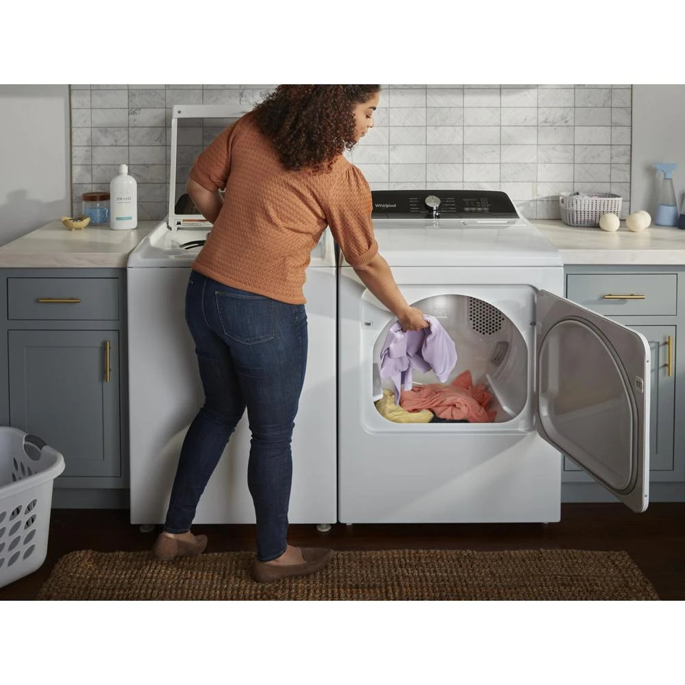 Whirlpool 4.7-4.8 Cu. Ft. Top Load Washer with 2 in 1 Removable Agitator - White (WTW5057LW)
