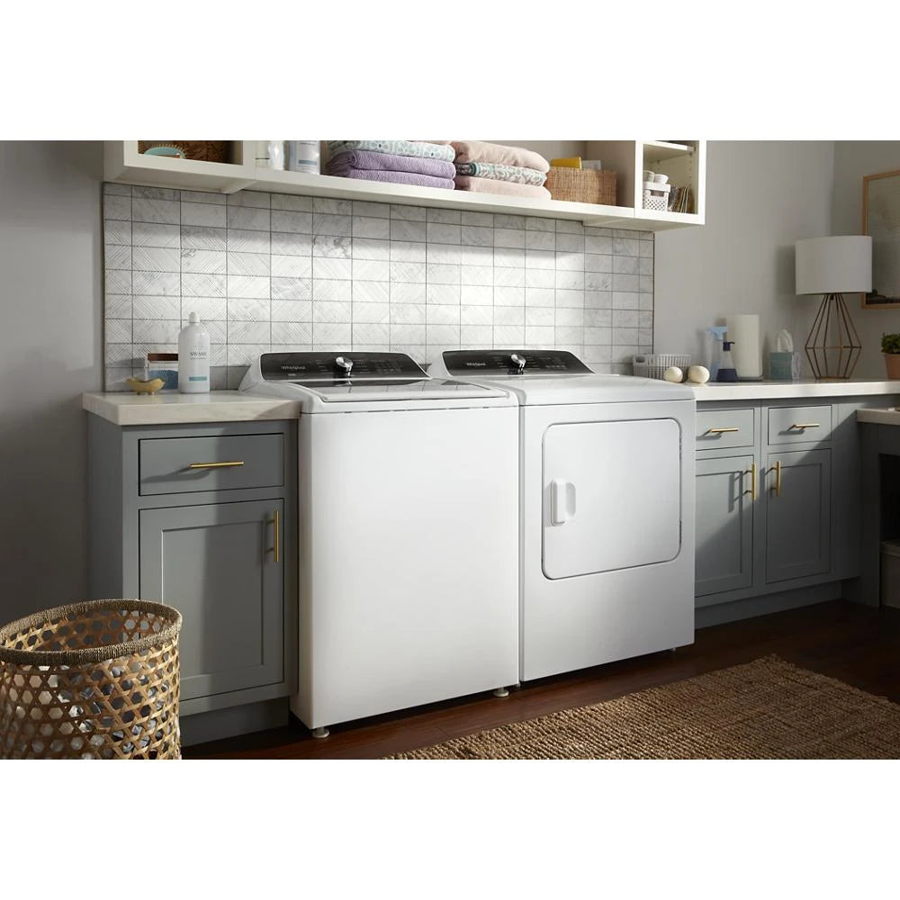 WHIRLPOOL 4.7-4.8 Cu. Ft. Top Load Washer with 2 in 1 Removable Agitator - White (WTW5057LW)