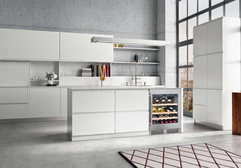 LIEBHERR Under-worktop wine storage fridge - Stainless Steel (WU4500)