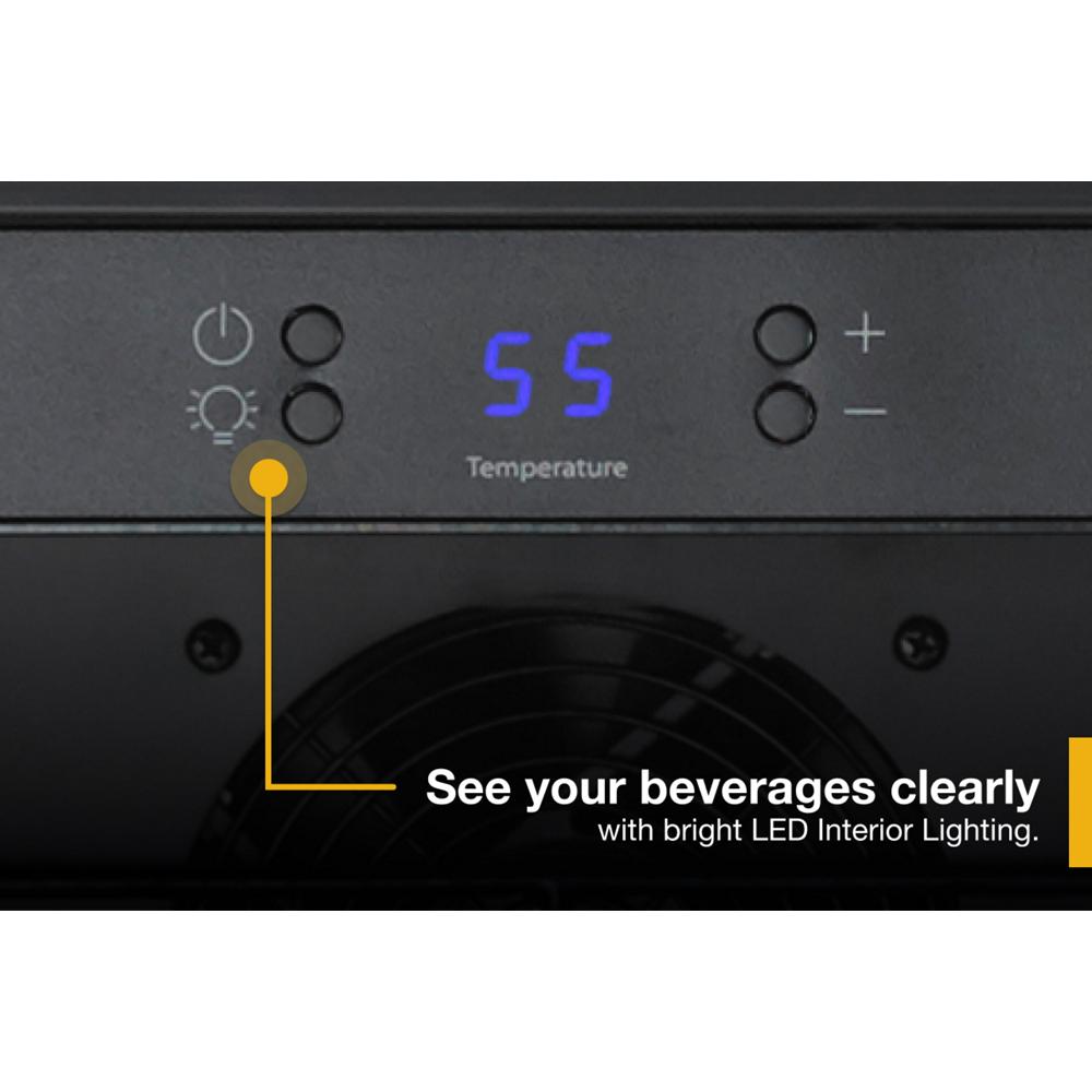 Whirlpool 24" Undercounter Wine Center with Custom Temperature Control - Stainless Steel (WUW35X24DS)