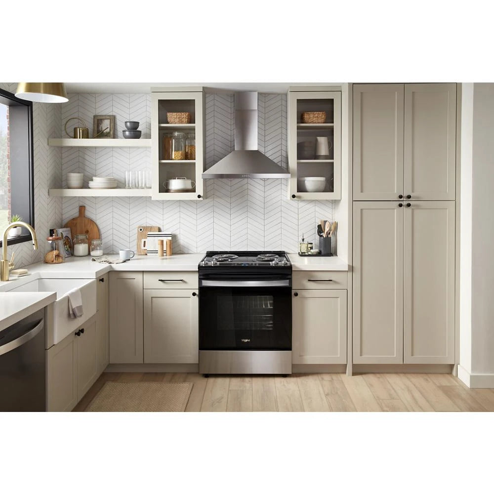 WHIRLPOOL 30" Chimney Wall Mount Range Hood - Stainless Steel (WVW53UC0LS)