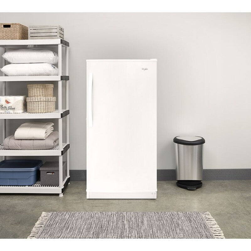 Whirlpool 16 cu. ft. Upright Freezer with Frost-Free Defrost - White (WZF56R16DW)