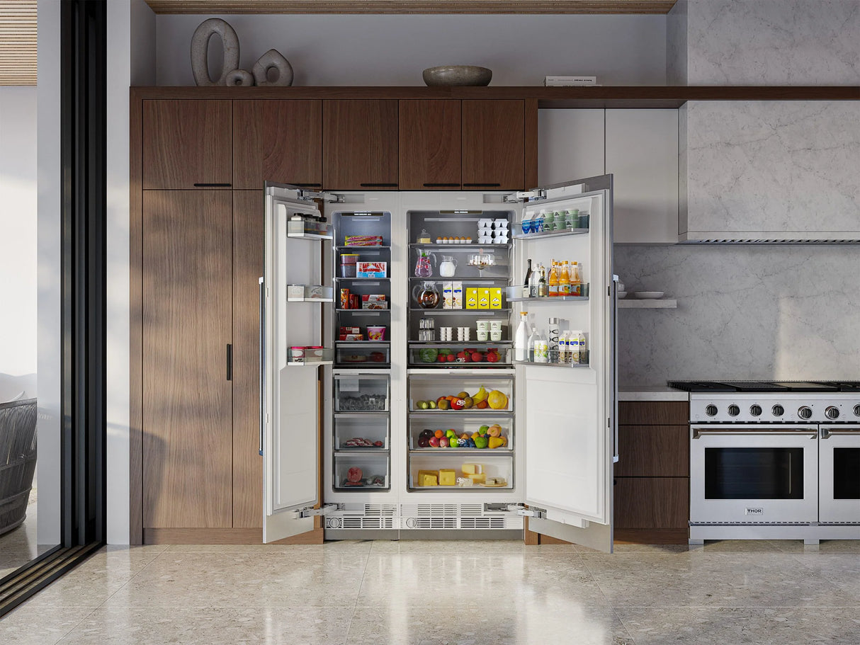 Thor Kitchen 18-inch Built-in Freezer Column, Panel Ready - Panel Ready (XRF18CFZ)
