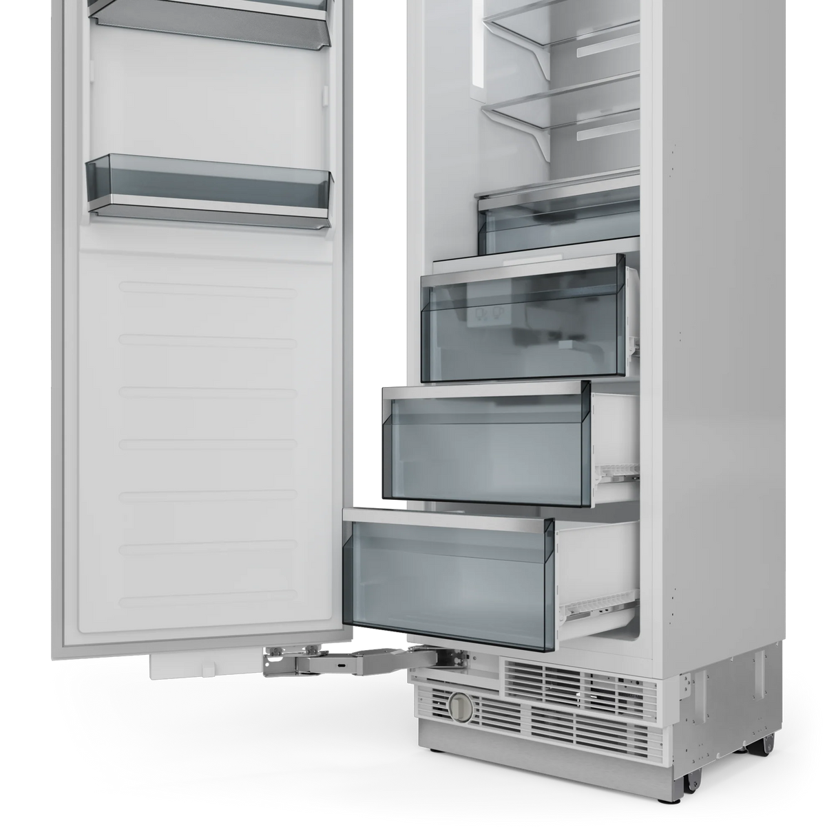 Thor Kitchen 24-inch Built-in Freezer Column, Stainless Steel Panel Ready - Stainless Steel (XRF24CFZSS)
