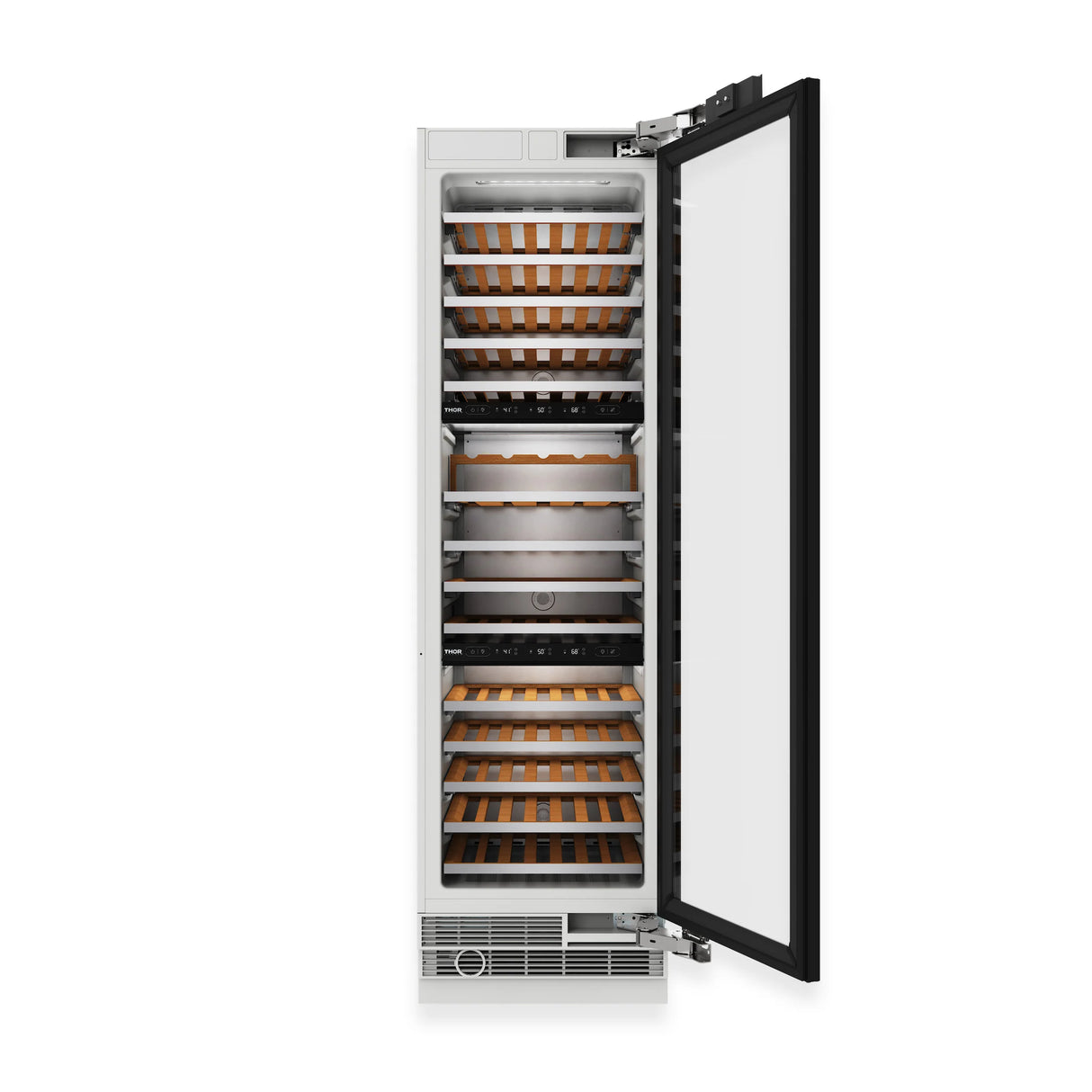 THOR KITCHEN 24-inch Built-in Column Wine Cooler, Panel Ready - Stainless Steel (XRF24CWC)