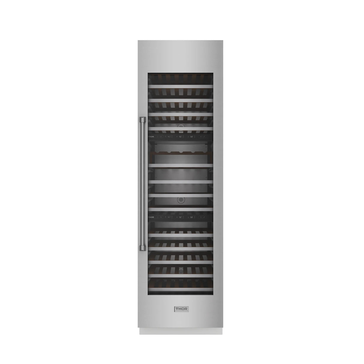 THOR KITCHEN 24-inch Built-in Column Wine Cooler, Panel Ready - Stainless Steel (XRF24CWCSS)