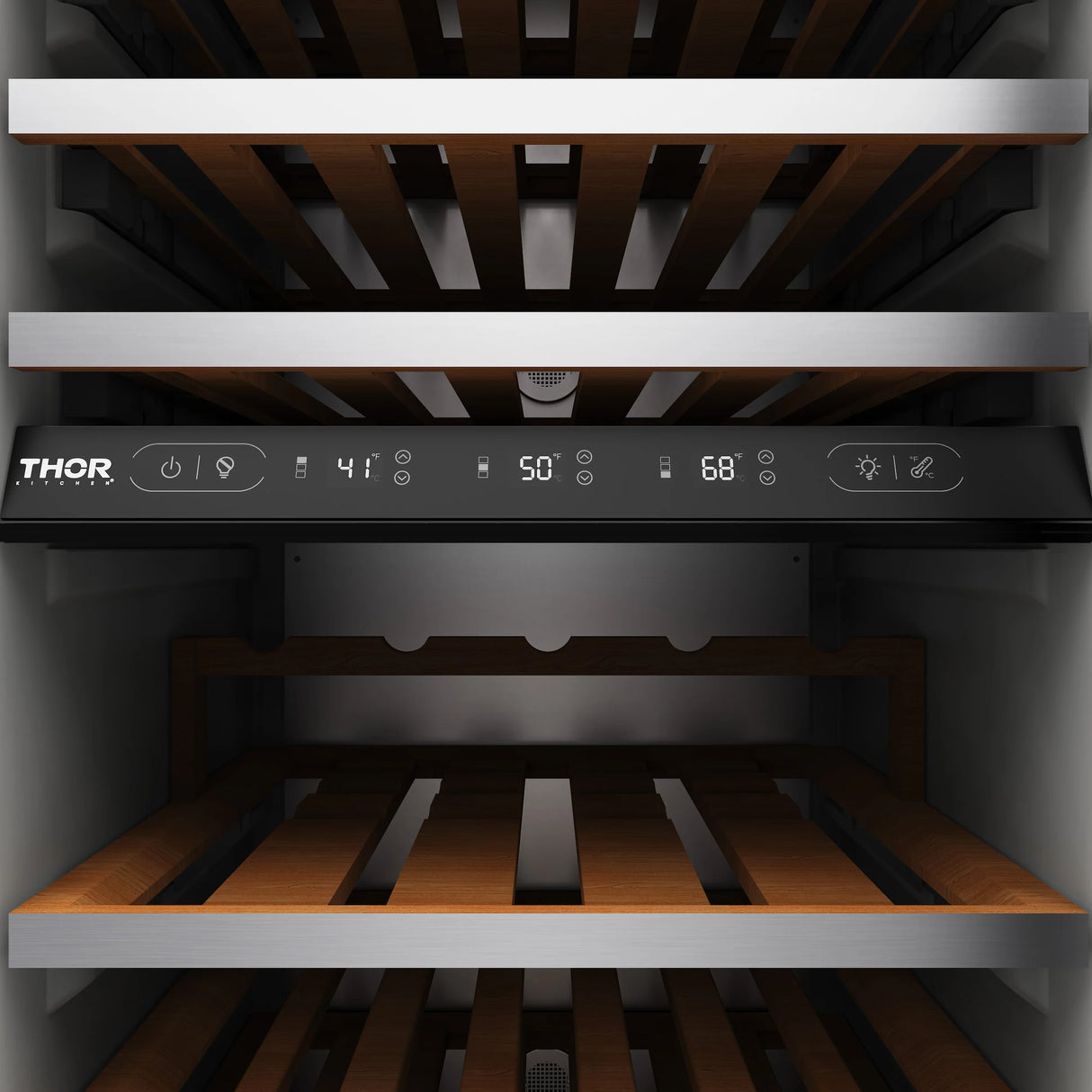 Thor Kitchen 24-inch Built-in Column Wine Cooler, Panel Ready - Stainless Steel (XRF24CWCSS)