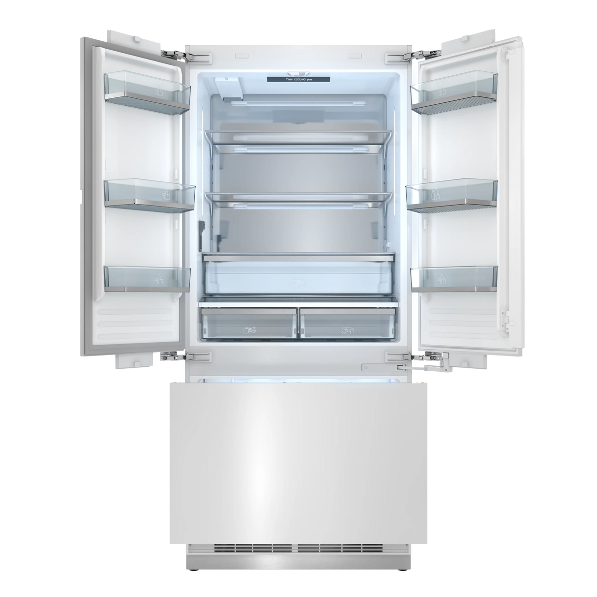 THOR KITCHEN 36-inch French Door Built-in Stainless-steel Panel-ready Refrigerator - Stainless Steel (XRF3619BFPSS)