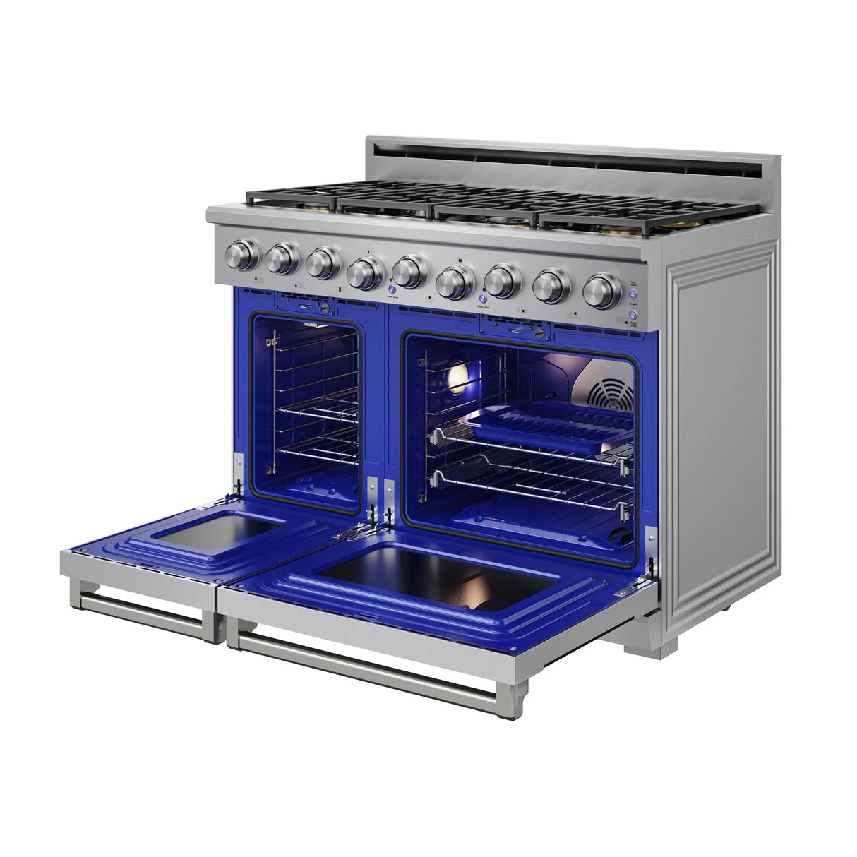 THOR KITCHEN 48-inch Professional Liquid Propane Range - Stainless Steel (XRG48ELP)