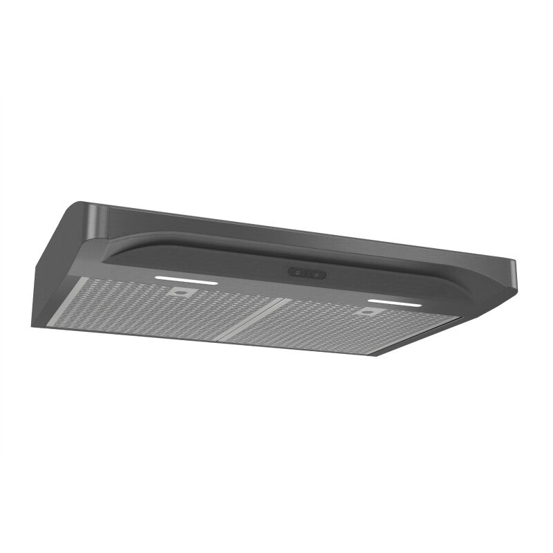 BROAN Broan(R) Elite 30-Inch Convertible Under-Cabinet Range Hood, Black Stainless Steel, 375 Max Blower CFM -  (ALT230BLS)