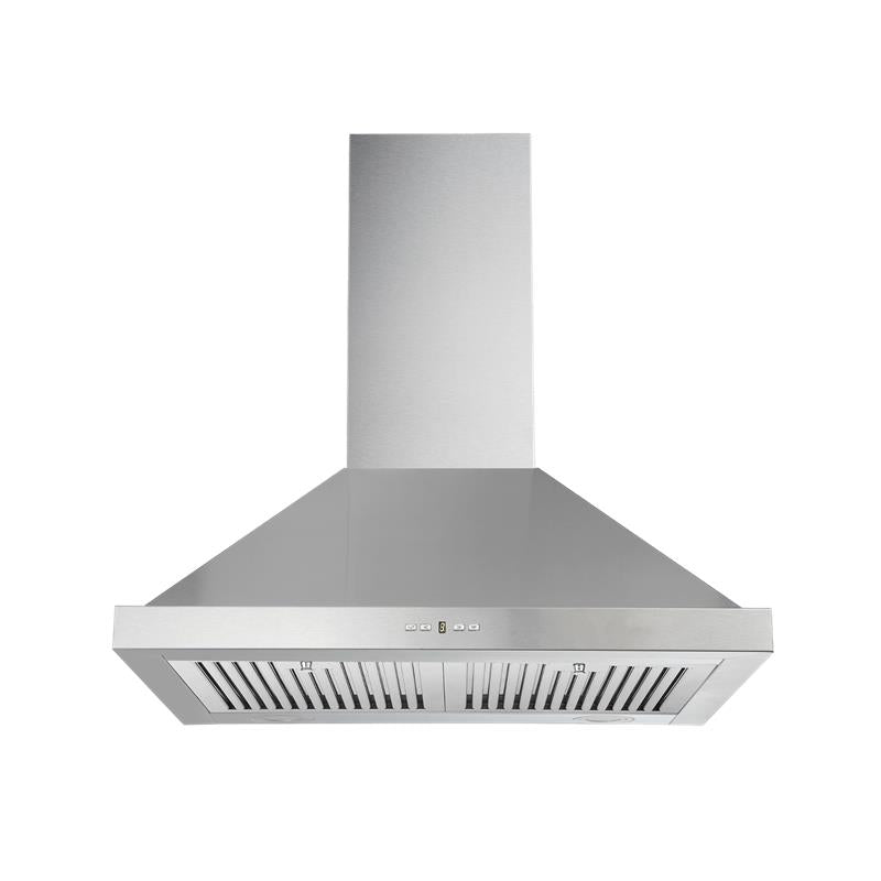 FORNO 30″ Pyramid Range Hood with Baffle Filters - Stainless Steel (FRHWM500230)