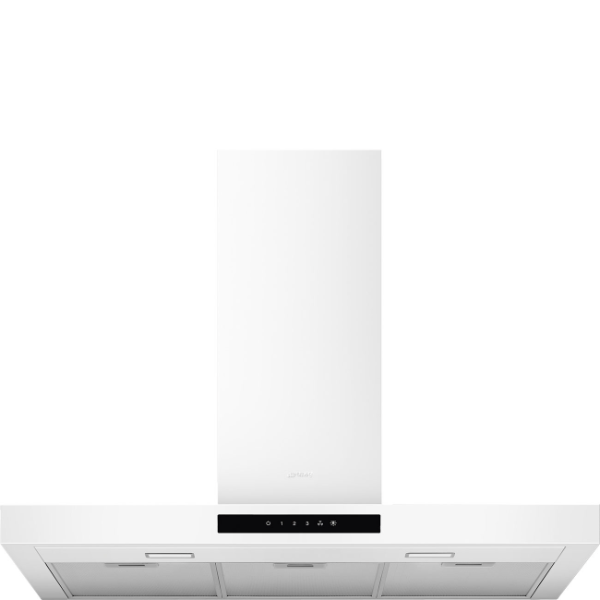 SMEG 36" Flat T-Shape Hood Brushed - Matte White (KBTU36MW)