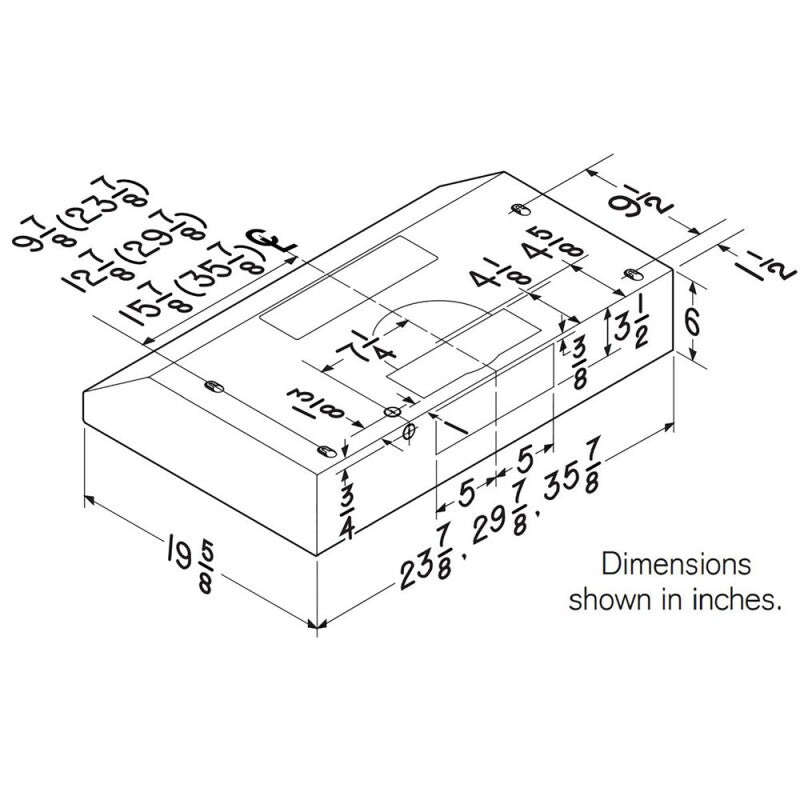 BROAN Broan(R) 30-Inch Convertible Under-Cabinet Range Hood, ENERGY STAR(R), 300 Max Blower CFM, White -  (BCSEK130WW)