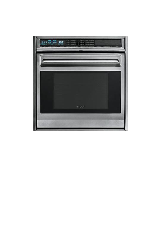 WOLF 30 Inch Single Electric Wall Oven with 4.5 cu. ft. Dual Convection Oven - (SO30FS)