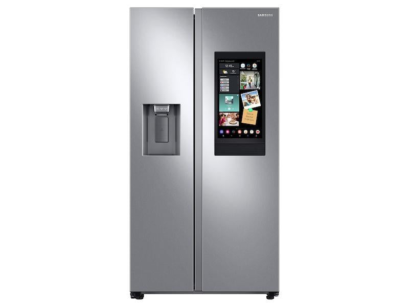 SAMSUNG 26.7 cu. ft. Large Capacity Side-by-Side Refrigerator with Touch Screen Family Hub(TM) in Stainless Steel -  (RS27T5561SR)