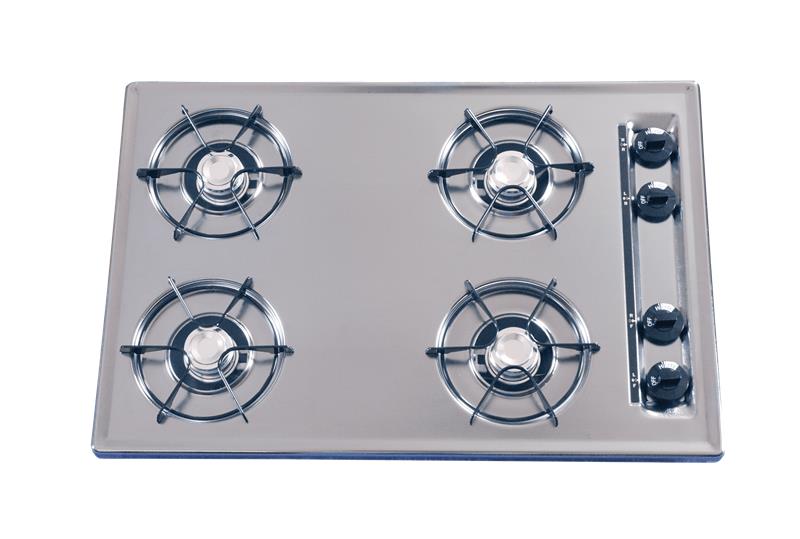 Summit 30" Wide 4-Burner Gas Cooktop - White (WNL053)