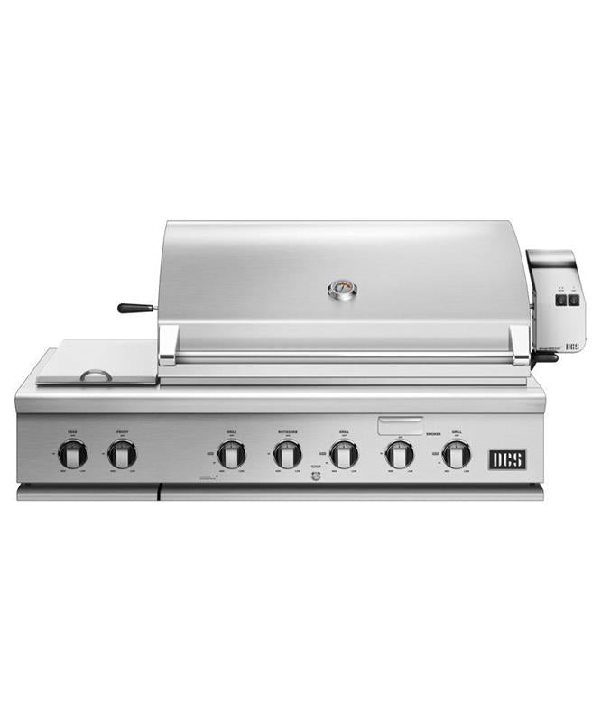 DCS 48" Series 7 Grill with Integrated Side Burners, Natural Gas - Stainless Steel (BH148RSN)