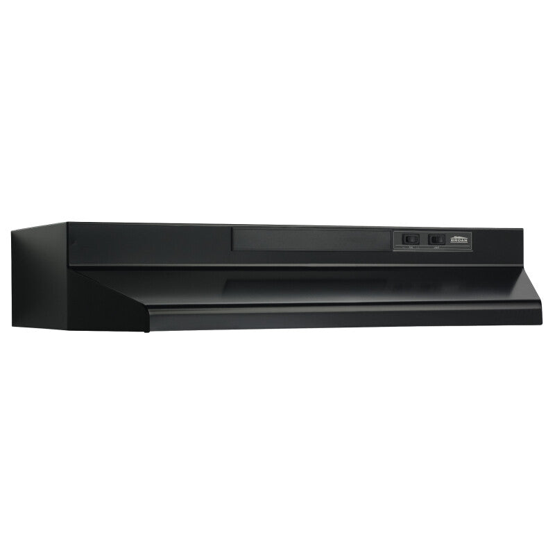 BROAN Broan(R) 42-Inch Convertible Under-Cabinet Range Hood, 230 Max Blower CFM, Black -  (F404223)