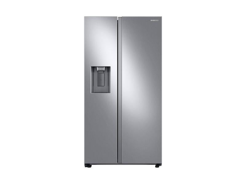 SAMSUNG 27.4 cu. ft. Large Capacity Side-by-Side Refrigerator in Stainless Steel -  (RS27T5200SR)