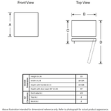 GE APPLIANCES GE(R) ENERGY STAR(R) Double-Door Compact Refrigerator -  (GDE03GGKBB)