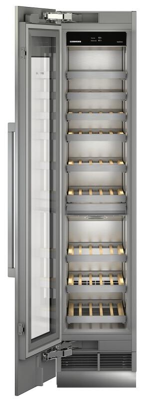 Monolith by Liebherr Fully integrated Wine 84" height (left hinge) 18" Width - Stainless Steel (MW1801)