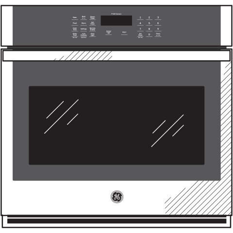 GE APPLIANCES GE(R) 30" Smart Built-In Self-Clean Single Wall Oven with Never-Scrub Racks -  (JTS3000DNWW)