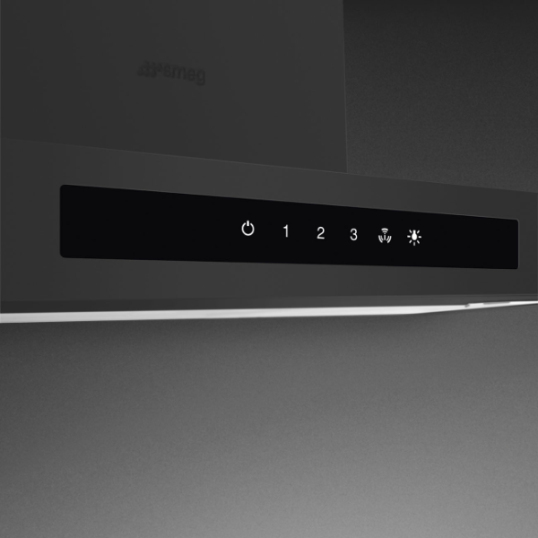 SMEG  36" Flat T-Shape Hood Brushed - Matte Black (KBTU36AN)