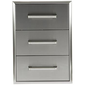 Coyote Three Drawer Cabinet - Stainless Steel (C3DC)