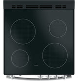 GE APPLIANCES GE(R) 24" Free-Standing/Slide-in Front Control Range with Steam Clean and Large Window -  (JAS640RMSS)