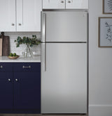 GE APPLIANCES GE(R) ENERGY STAR(R) 16.6 Cu. Ft. Top-Freezer Refrigerator -  (GIE17GSNRSS)