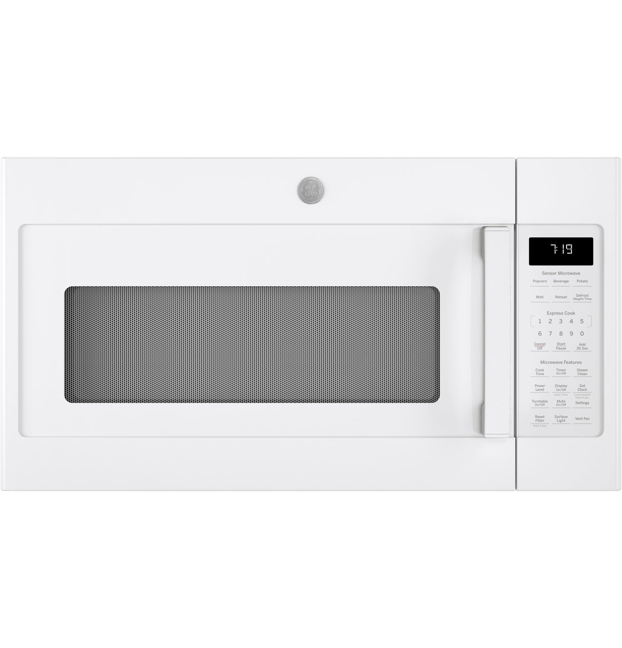 GE APPLIANCES GE(R) 1.9 Cu. Ft. Over-the-Range Sensor Microwave Oven -  (JVM7195DKWW)