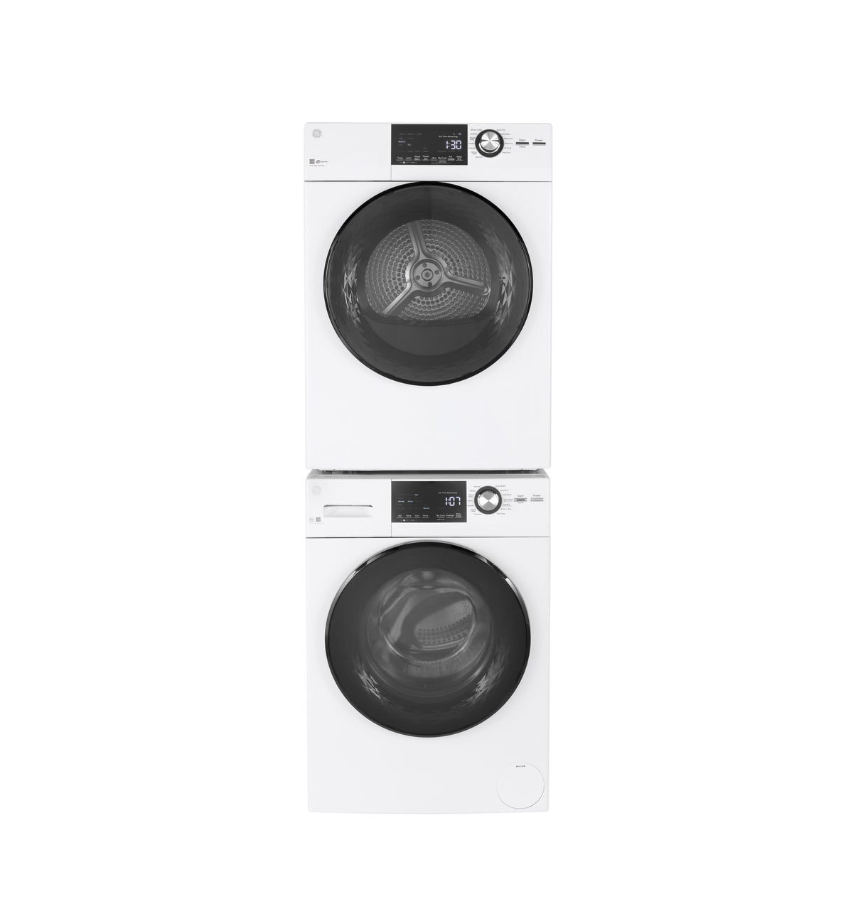 GE APPLIANCES GE(R) ENERGY STAR(R) 24" 4.3 Cu.Ft. Front Load Vented Electric Dryer with Stainless Steel Basket -  (GFD14ESSNWW)