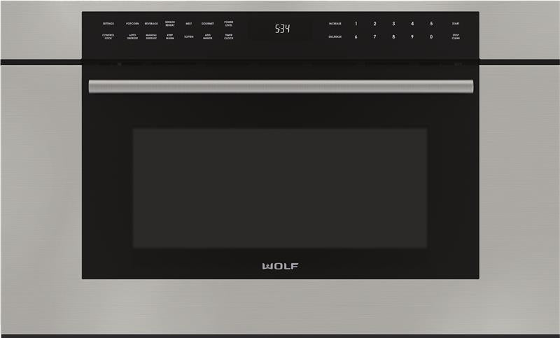 Wolf 30" M Series Transitional Drop-Down Door Microwave Oven - Legacy - Stainless Steel (MDD30TMSTH)