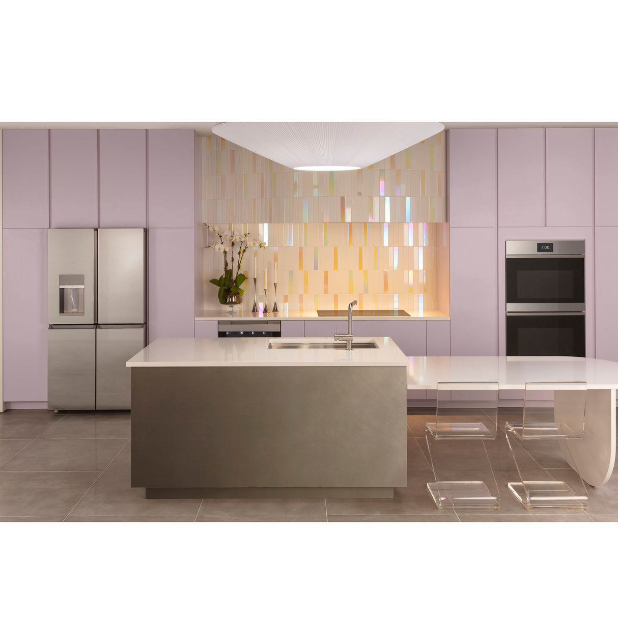 CAFE 36" Smart Designer Custom Insert w/ Dimmable LED Lighting -  (UVC9360SLSS)