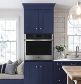 GE APPLIANCES GE(R) 30" Smart Built-In Self-Clean Single Wall Oven with Never-Scrub Racks -  (JTS3000SNSS)