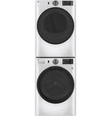 GE APPLIANCES GE(R) ENERGY STAR(R) 7.8 cu. ft. Capacity Smart Front Load Electric Dryer with Sanitize Cycle -  (GFD55ESSNWW)